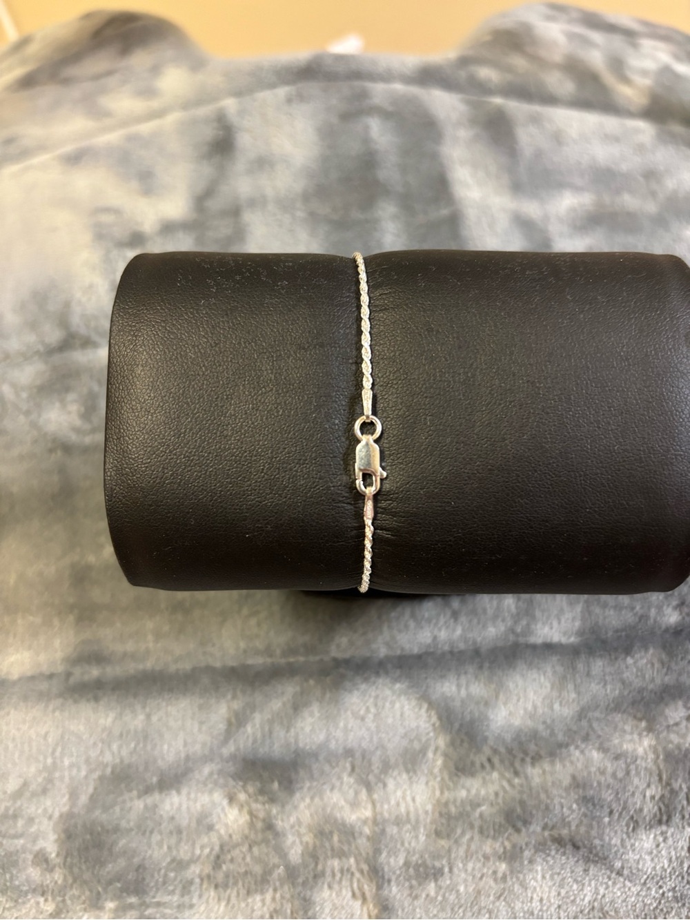 925 Sterling Silver Rope Chain Bracelet - Minimalist Women's Jewelry